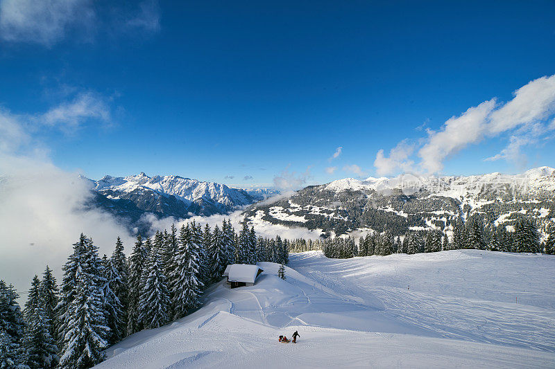 Silvretta Montafon的滑雪坡道